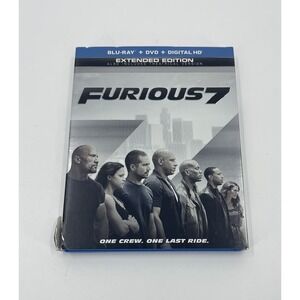 Furious 7 (Blu-ray) Extended Edition With Slipcover